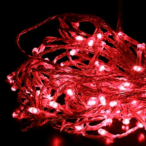 Электрогирлянда LED100-5-R светодиодная красная 100LED. 5м,8 режимов101521