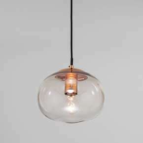 Подвесной светильник со стеклянным плафоном 50212/1 янтарный