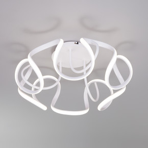 Потолочный светодиодный светильник с пультом управления 90238/1 белый