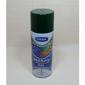 VIXEN Эмаль универсальная RAL зеленый мох (RAL 6005) аэрозоль 12х520 мл.