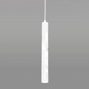 Подвесной светодиодный светильник DLR037 12W 4200K белый матовый