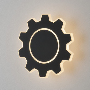 Настенный светодиодный светильник Gear M LED MRL LED 1095 черный