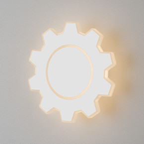 Настенный светодиодный светильник Gear M LED белый MRL LED 1095 белый