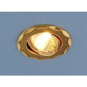 Точечный светильник 612 MR16 GD золотой блеск/золото
