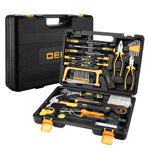Профессиональный набор инструмента для дома в чемодане Deko DKMT102 (102 предмета) 065-0739