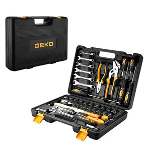 Универсальный набор инструмента для дома и авто в чемодане Deko DKMT63 (63 предмета) 065-0731