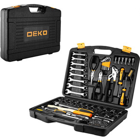 Профессиональный набор инструмента для дома и авто в чемодане Deko DKMT113 (113 предметов) 065-0740