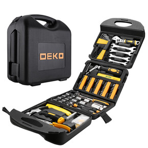 Универсальный набор инструмента для дома и авто в чемодане Deko DKMT165 (165 предметов) 065-0742