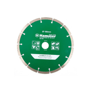 Диск алм. Hammerflex 206-104 DB SG 180*22мм сегментный